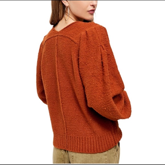 Free People Sweater | V Neck Pullover Sweater - Picture 7 of 9